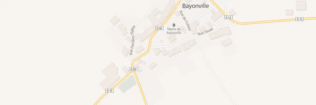 Plan du 2 Rue Haute à Bayonville