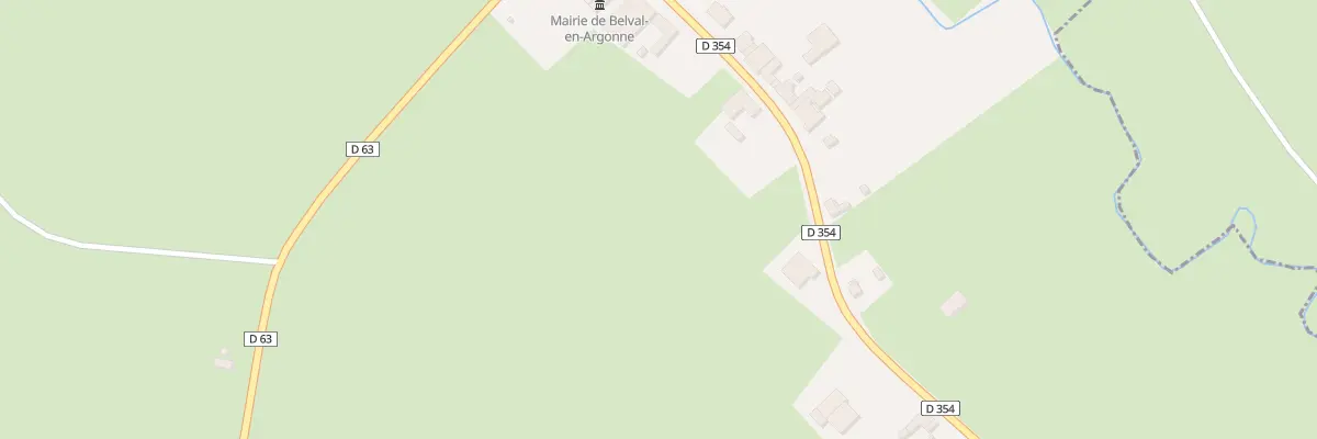 Plan du 10 Rte de Laheycourt à Belval-en-Argonne