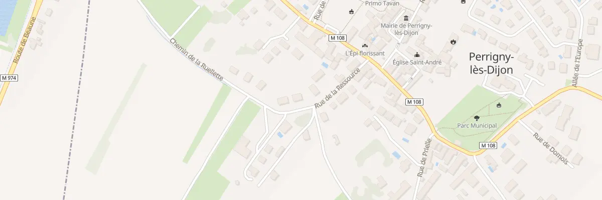 Plan du 2 Che de la Ruellette à Perrigny-lès-Dijon