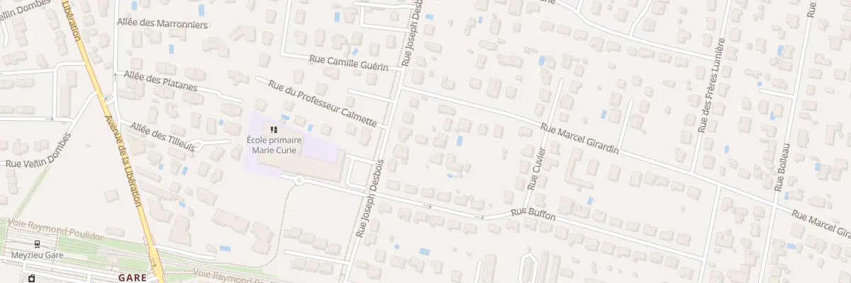 Plan du 40B Rue Joseph Desbois à Meyzieu