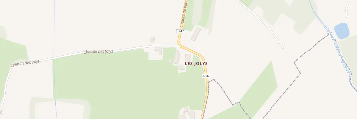 Plan du 1900 Rte de Vonnas à Saint-Genis-sur-Menthon