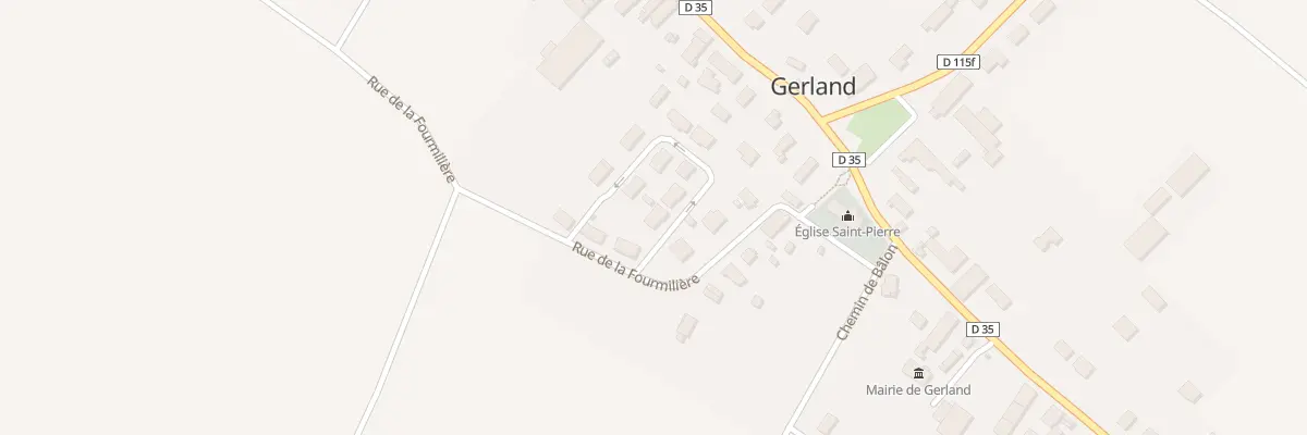 Plan du 1 La Fourmilliere à Gerland