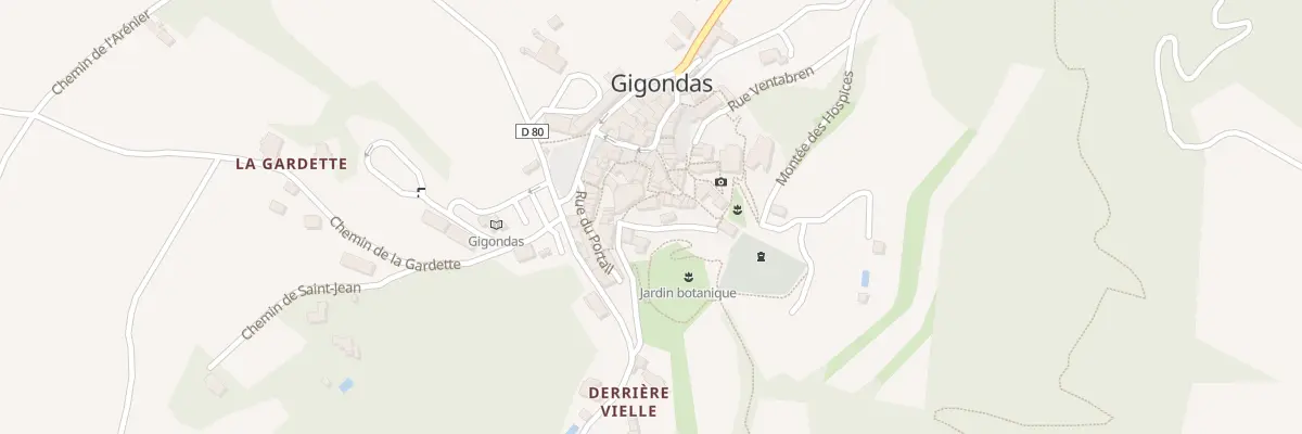 Plan du 5266 Le Village à Gigondas