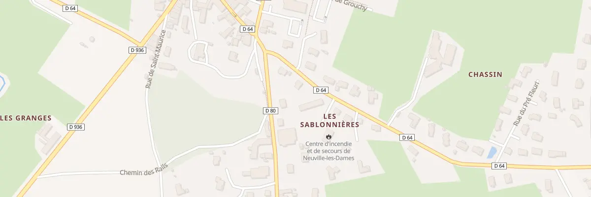 Plan du 104 Rue des Sablonnieres à Neuville-les-Dames