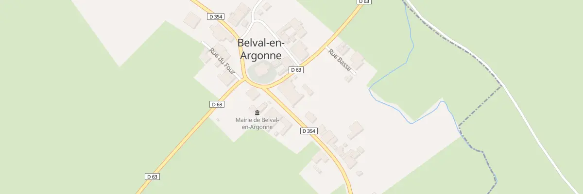 Plan du 5036 Le Village à Belval-en-Argonne