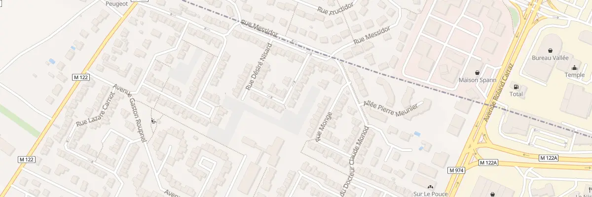 Plan du 38 Rue Desiré Nisard à Marsannay-la-Côte