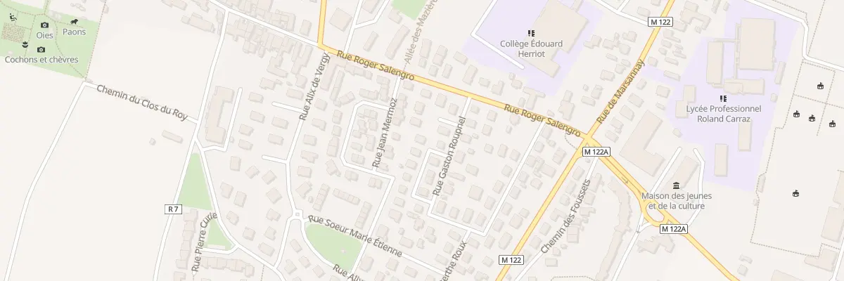 Plan du 27 Rue Gaston Roupnel à Chenôve