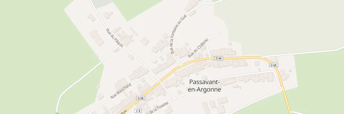 Plan du 1 Rue de la Fontaine au Gue à Passavant-en-Argonne