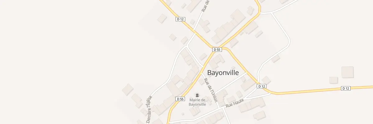 Plan du 3 Rue de la Croix Blanche à Bayonville