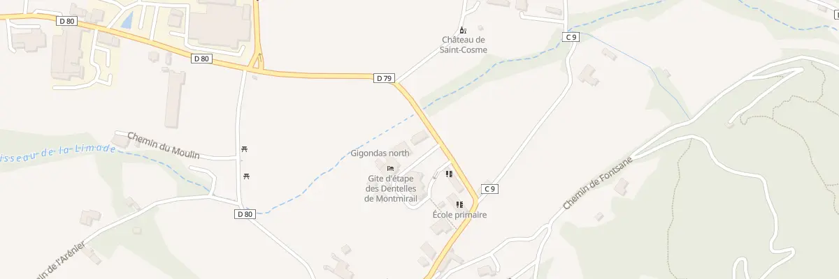 Plan du 5226 Le Village à Gigondas