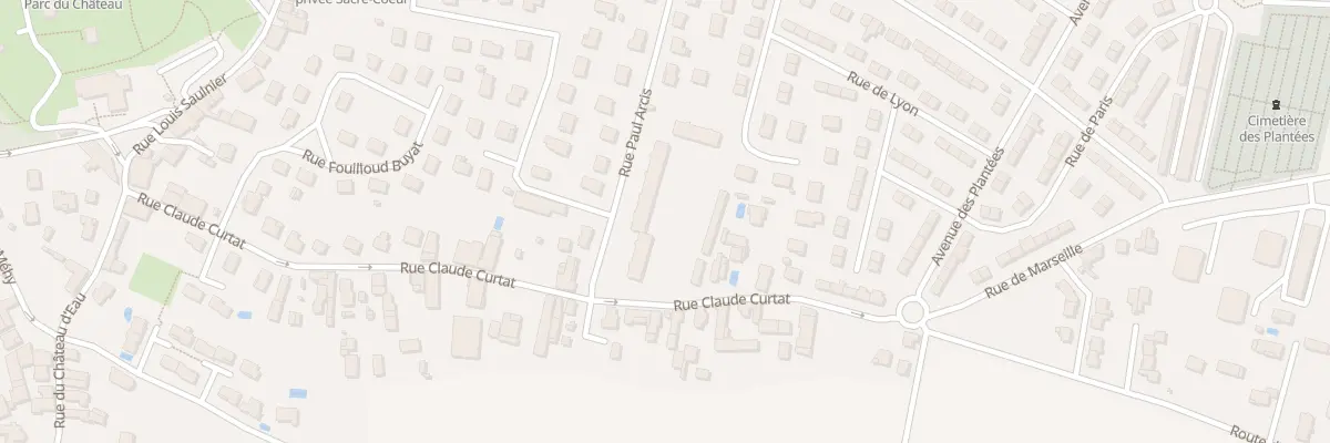 Plan du 47 Rue Paul Arcis à Meyzieu