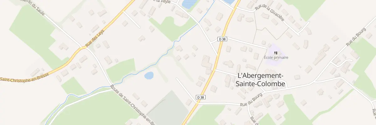 Plan du 3 Rue de la Veyle à L’Abergement-Sainte-Colombe