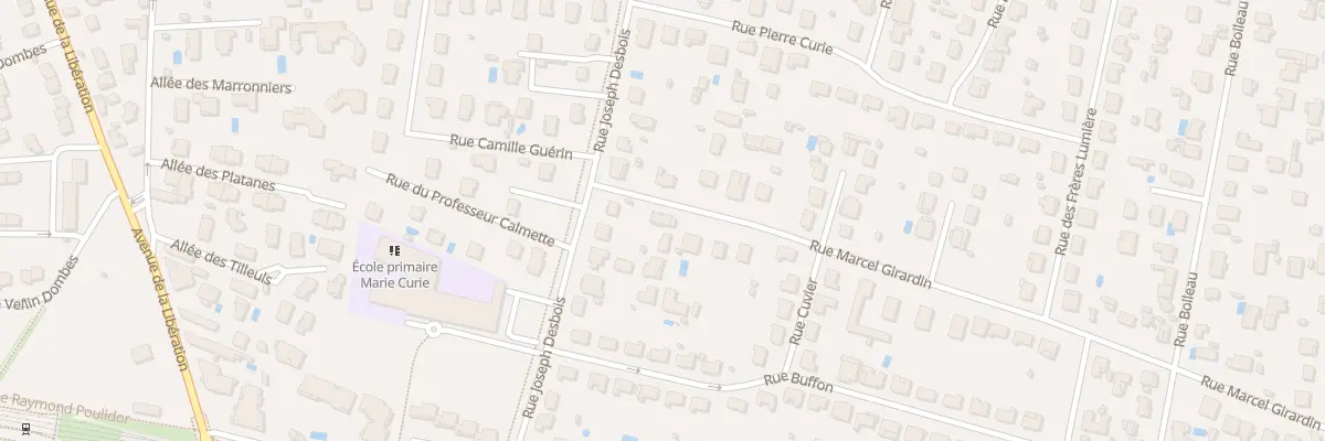 Plan du 63 Rue Marcel Girardin à Meyzieu