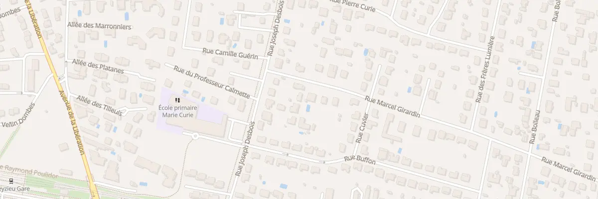 Plan du 42 Rue Joseph Desbois à Meyzieu