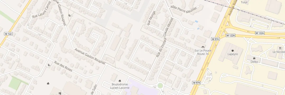 Plan du 18 Rue Gaston Paris à Marsannay-la-Côte