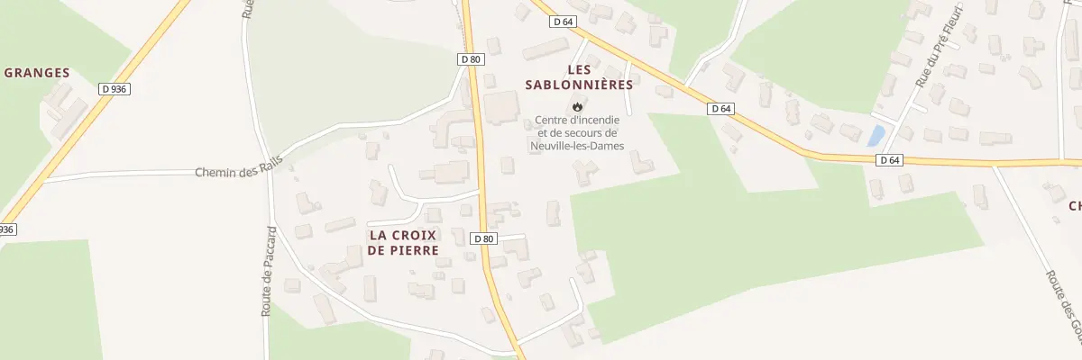 Plan du 203 Rue de la Dombes à Neuville-les-Dames