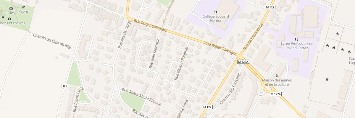 Plan du 29 Rue Gaston Roupnel à Chenôve