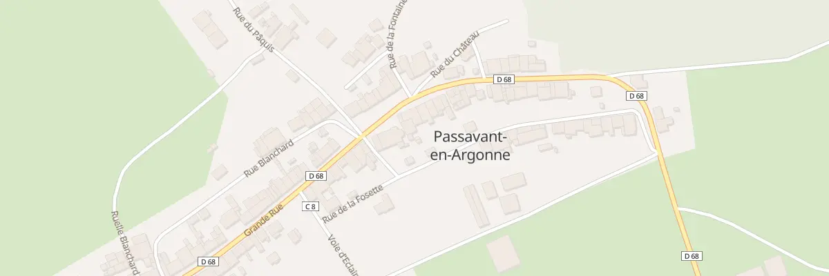 Plan du 2 Rue des Mobiles à Passavant-en-Argonne