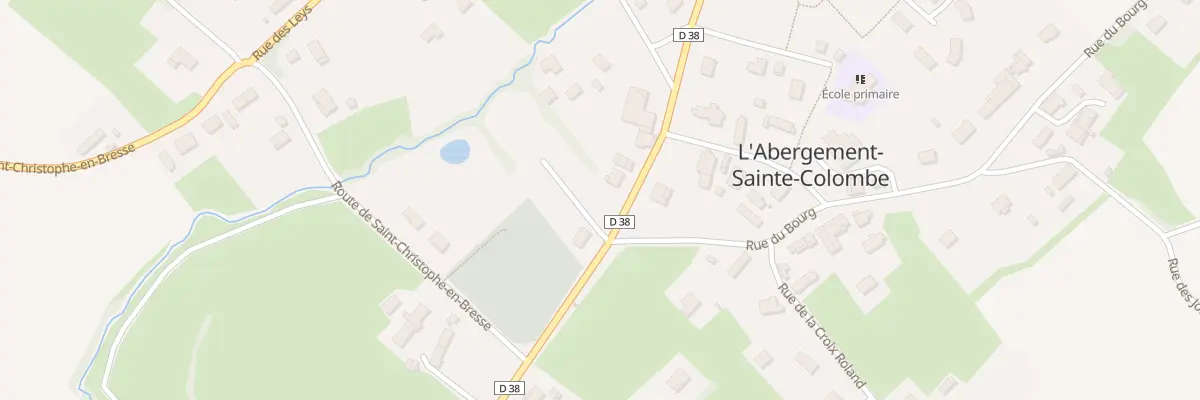 Plan du 10A Rte d’Ouroux sur Saone à L’Abergement-Sainte-Colombe