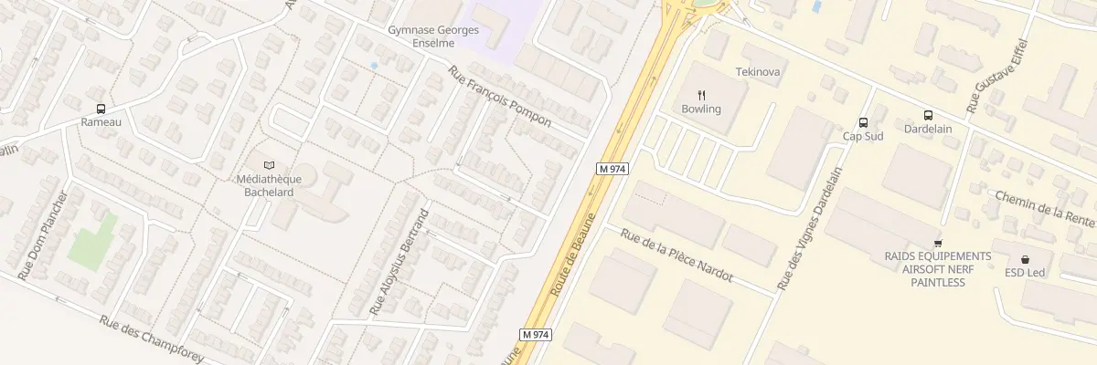Plan du 5 Rue François Thurot à Marsannay-la-Côte