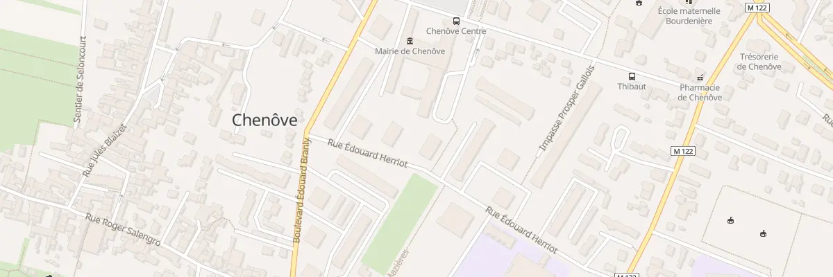 Plan du 5 Rue Edouard Herriot à Chenôve