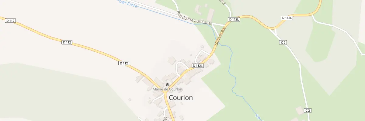 Plan du 3 Rue du Care à Courlon
