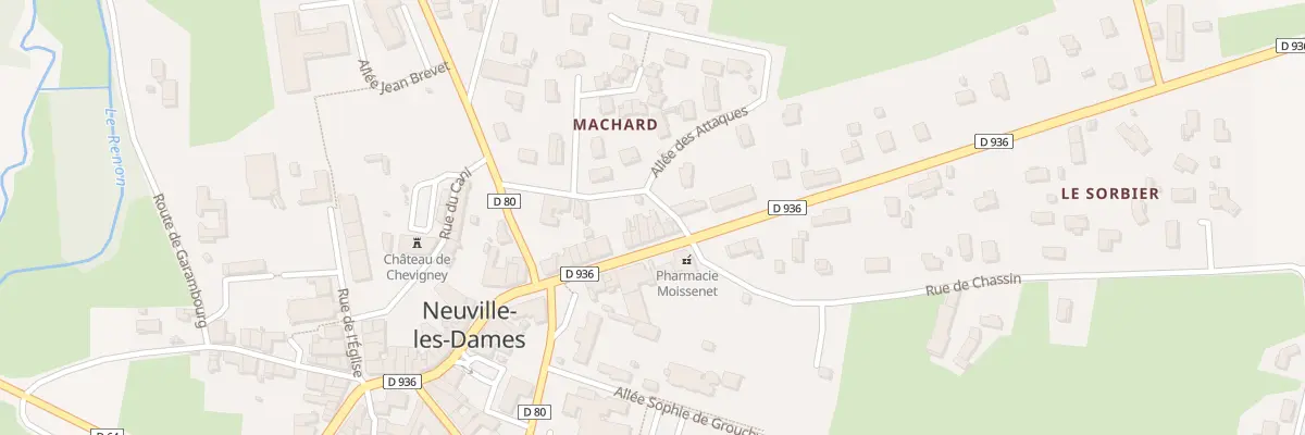 Plan du 383 Gr Grande Rue à Neuville-les-Dames