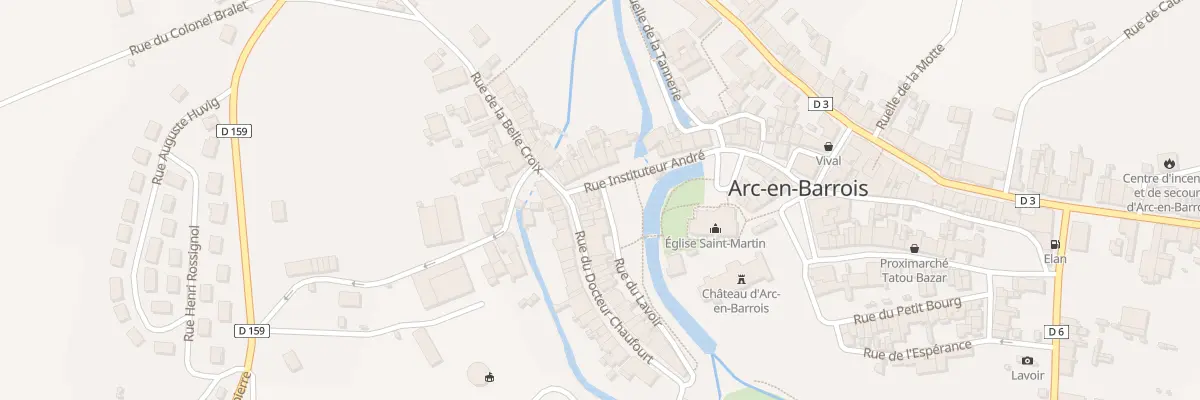 Plan du 1 Rue Instituteur Andre à Arc-en-Barrois