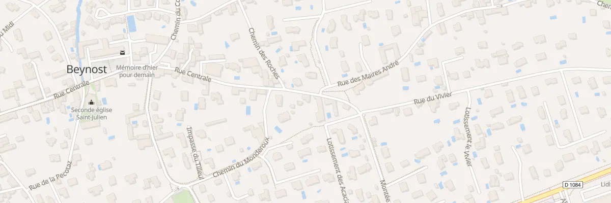 Plan du 27 Rue Centrale à Beynost