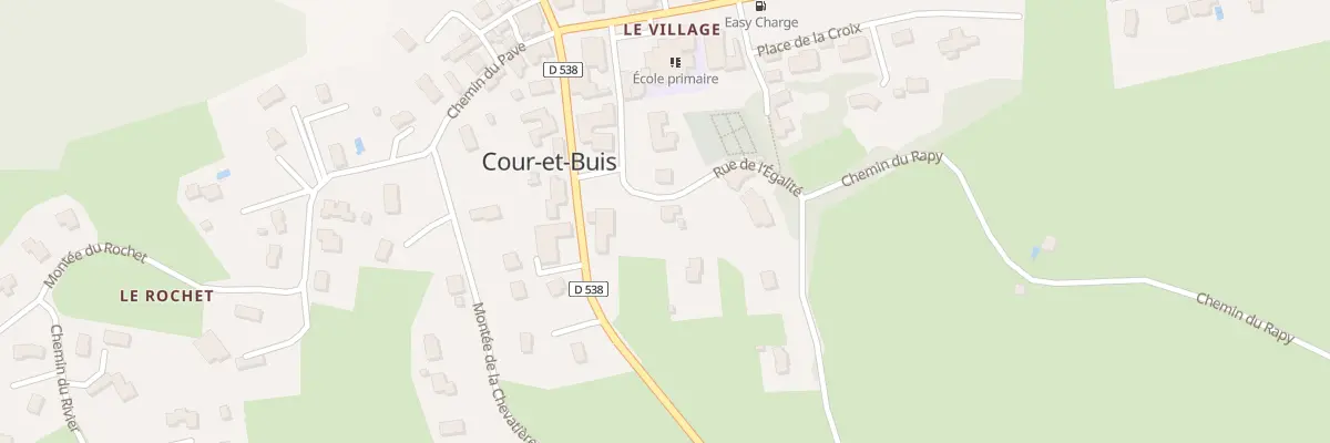 Plan du 5093 Le Village à Cour-et-Buis