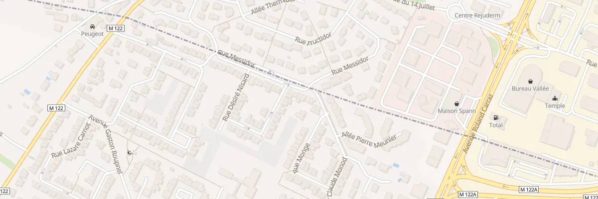 Plan du 37 Rue Docteur Claude Monod à Marsannay-la-Côte