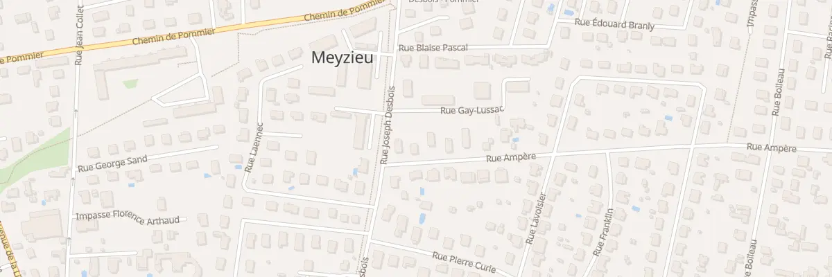 Plan du 3 Rue Ampère à Meyzieu