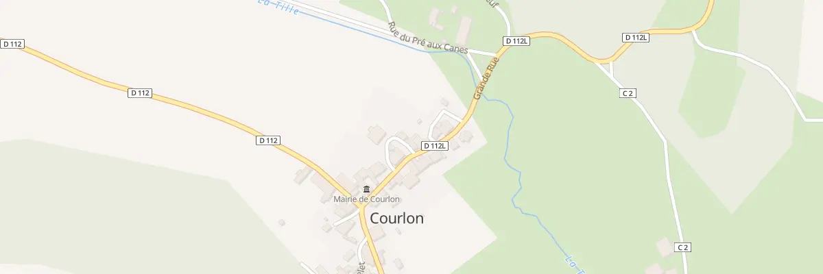 Plan du 5 Rue du Care à Courlon
