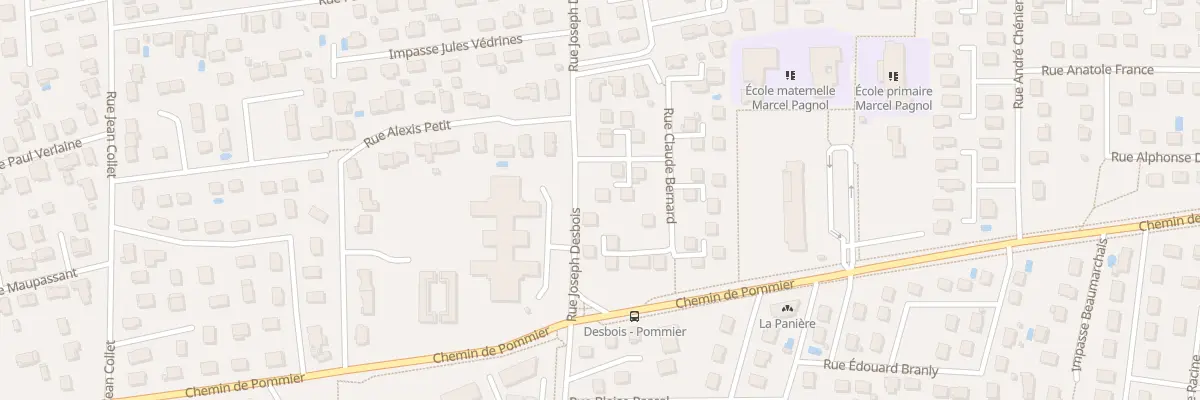 Plan du 4 Rue Claude Bernard à Meyzieu