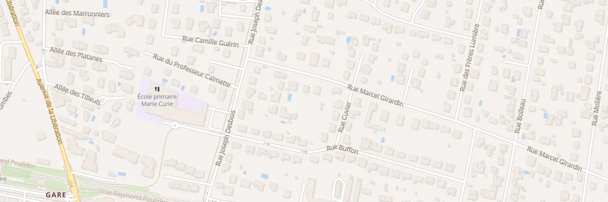 Plan du 59 Rue Marcel Girardin à Meyzieu