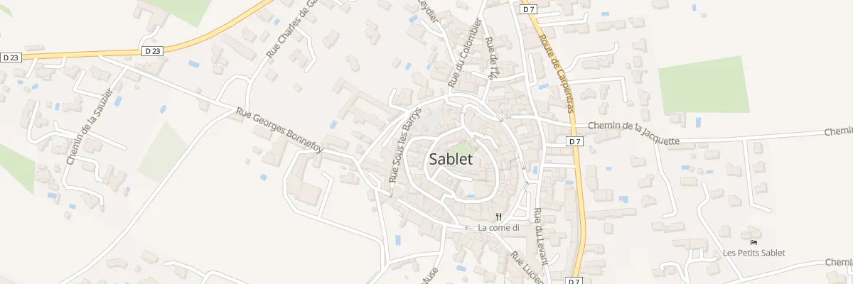 Plan du 5174 Le Village à Sablet