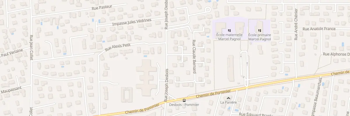 Plan du 2 Rue Claude Bernard à Meyzieu