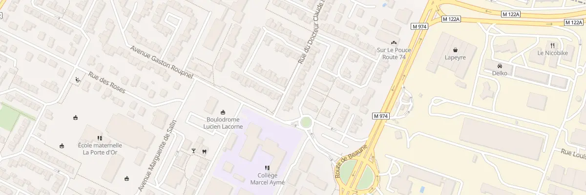 Plan du 8 Rue Docteur Claude Monod à Marsannay-la-Côte
