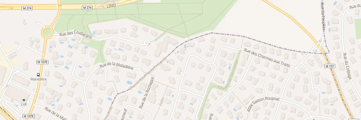 Plan du 12 Rue de Brancion à Talant