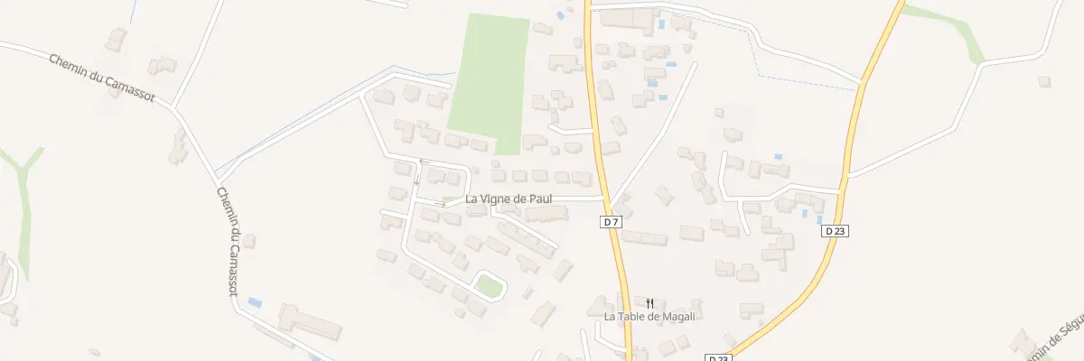 Plan du 9009 Les Camassots à Sablet