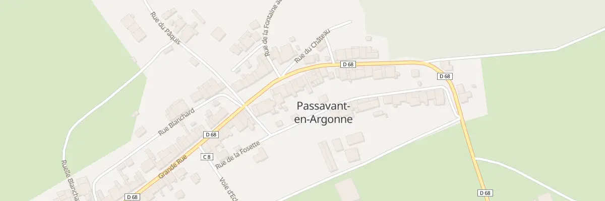 Plan du 8 Rue des Mobiles à Passavant-en-Argonne