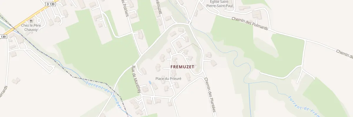 Plan du 520 Rue de Montfrey à Manthes