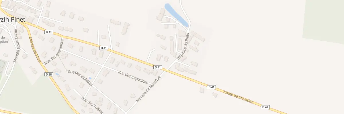 Plan du 351 Imp du Puits à Eyzin-Pinet