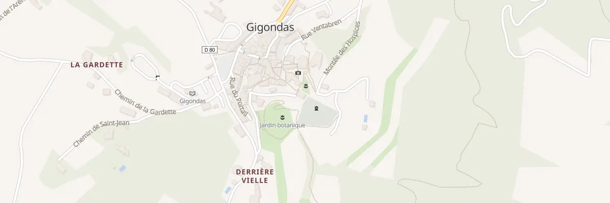 Plan du 5126 Le Village à Gigondas