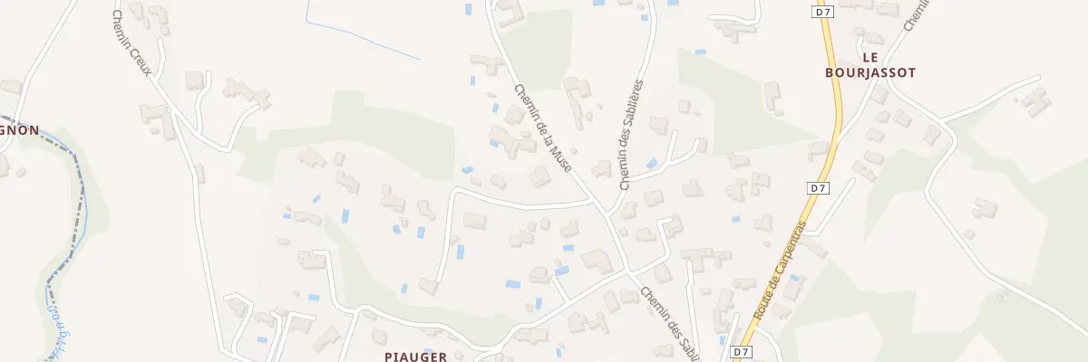 Plan du 5388 Piauzier à Sablet
