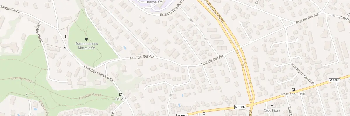 Plan du 56 Rue de Bel Air à Dijon