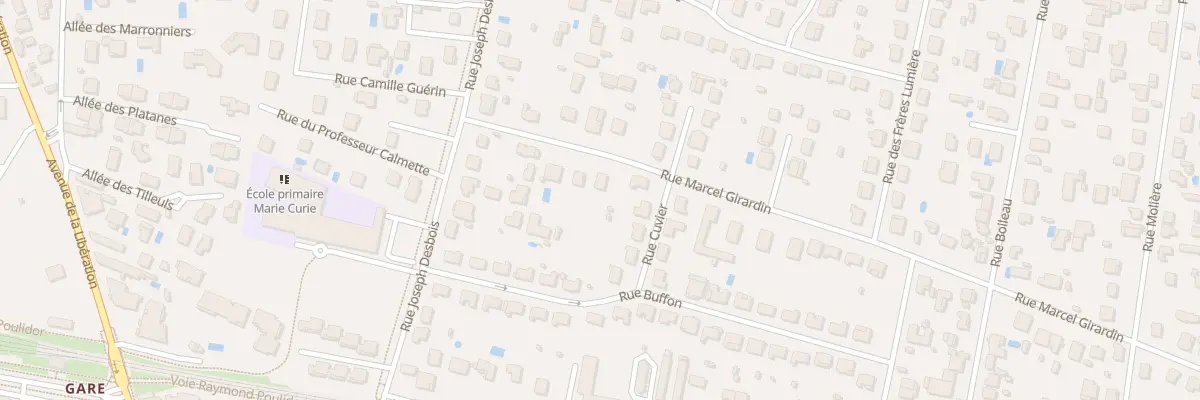 Plan du 57 Rue Marcel Girardin à Meyzieu