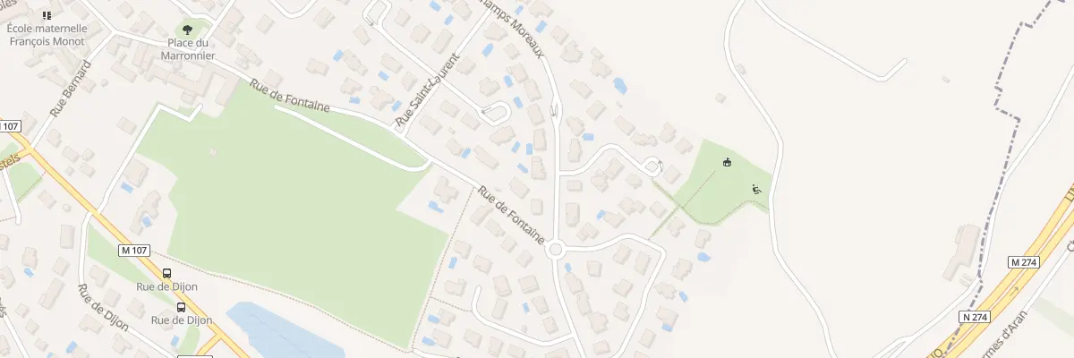 Plan du 1 Rue des Champs Moreaux à Daix