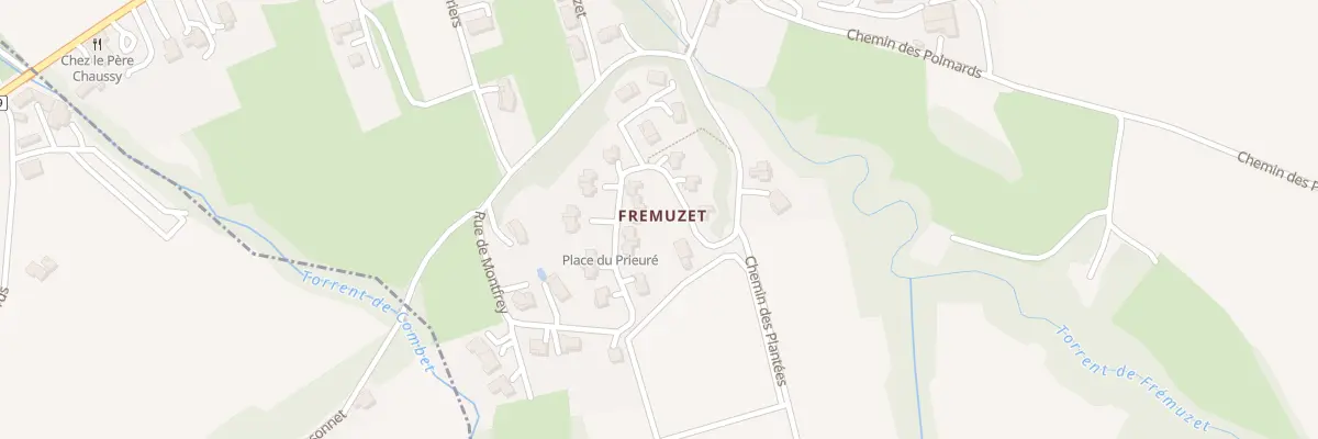 Plan du 500 Rue de Montfrey à Manthes