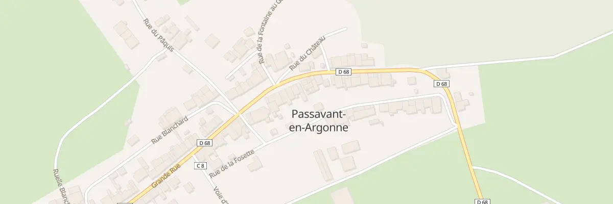 Plan du 12 Rue des Mobiles à Passavant-en-Argonne